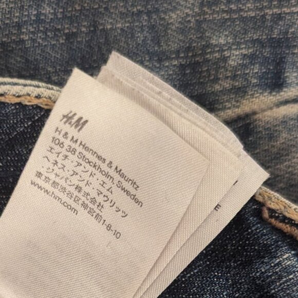 Cotton Jeans Acid washed - H&M - 29 (like a 6/ 30 fits too)- Stone-washed - Picture 11 of 11